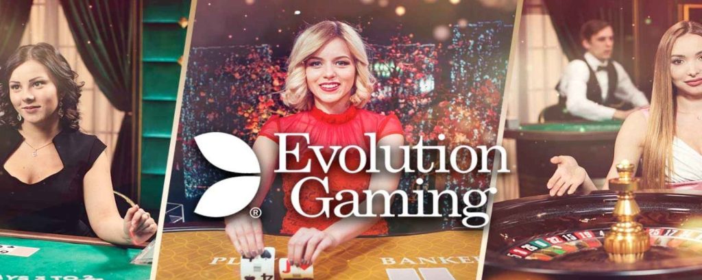 evolution live casino banner