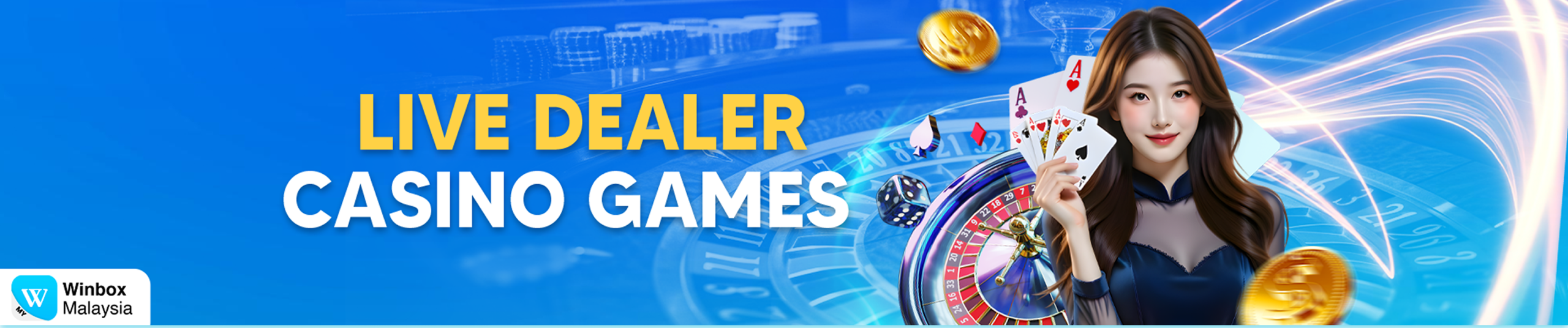 live casino banner