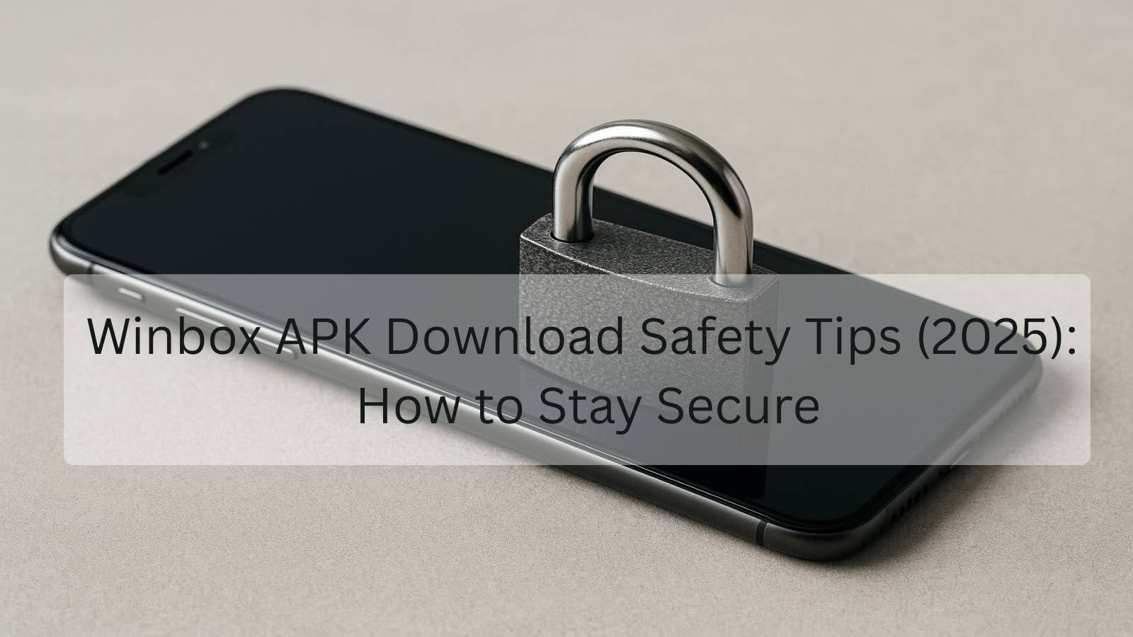 Winbox APK Download Safety Tips (2025): How to Stay Secure